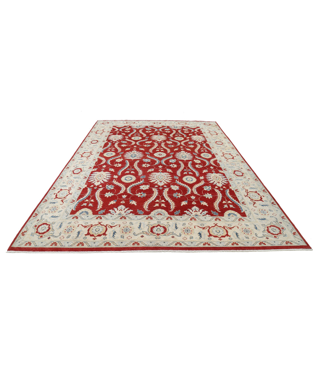 Ziegler 8'9'' X 12'4'' Hand-Knotted Wool Rug 8'9'' x 12'4'' (263 X 370) / Red / N/A