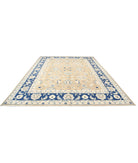 Ziegler 10'0'' X 13'2'' Hand-Knotted Wool Rug 10'0'' x 13'2'' (300 X 395) / Taupe / Blue