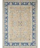 Ziegler 10'0'' X 13'2'' Hand-Knotted Wool Rug 10'0'' x 13'2'' (300 X 395) / Taupe / Blue