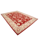 Ziegler 9'0'' X 12'1'' Hand-Knotted Wool Rug 9'0'' x 12'1'' (270 X 363) / Red / Ivory