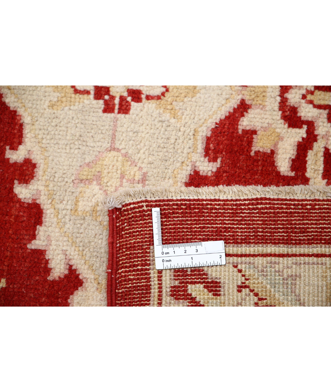 Ziegler 9'0'' X 12'1'' Hand-Knotted Wool Rug 9'0'' x 12'1'' (270 X 363) / Red / Ivory