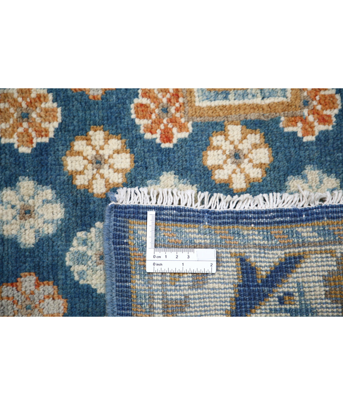 Ziegler 7'0'' X 10'5'' Hand-Knotted Wool Rug 7'0'' x 10'5'' (210 X 313) / Blue / Ivory