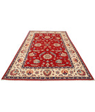 Ziegler 6'6'' X 9'6'' Hand-Knotted Wool Rug 6'6'' x 9'6'' (195 X 285) / Red / N/A