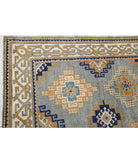 Ziegler 6'2'' X 9'10'' Hand-Knotted Wool Rug 6'2'' x 9'10'' (185 X 295) / Blue / Ivory