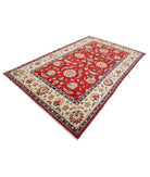 Ziegler 6'6'' X 10'6'' Hand-Knotted Wool Rug 6'6'' x 10'6'' (195 X 315) / Red / Ivory