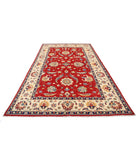 Ziegler 6'6'' X 10'6'' Hand-Knotted Wool Rug 6'6'' x 10'6'' (195 X 315) / Red / Ivory