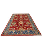 Ziegler 6'8'' X 10'3'' Hand-Knotted Wool Rug 6'8'' x 10'3'' (200 X 308) / Red / N/A