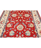 Ziegler 6'8'' X 10'4'' Hand-Knotted Wool Rug 6'8'' x 10'4'' (200 X 310) / Red / N/A