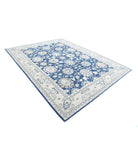 Ziegler 8'3'' X 11'1'' Hand-Knotted Wool Rug 8'3'' x 11'1'' (248 X 333) / Blue / Ivory