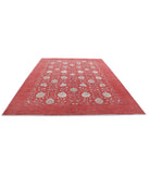 Ziegler 9'0'' X 11'6'' Hand-Knotted Wool Rug 9'0'' x 11'6'' (270 X 345) / Red / Ivory