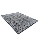 Ziegler 8'0'' X 9'11'' Hand-Knotted Wool Rug 8'0'' x 9'11'' (240 X 298) / Black / Grey