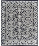 Ziegler 8'0'' X 9'11'' Hand-Knotted Wool Rug 8'0'' x 9'11'' (240 X 298) / Black / Grey