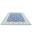 Ziegler 7'10'' X 9'6'' Hand-Knotted Wool Rug 7'10'' x 9'6'' (235 X 285) / Blue / Ivory