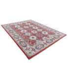 Ziegler 7'9'' X 10'0'' Hand-Knotted Wool Rug 7'9'' x 10'0'' (233 X 300) / Red / Ivory