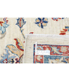 Ziegler 5'6'' X 8'1'' Hand-Knotted Wool Rug 5'6'' x 8'1'' (165 X 243) / Ivory / Blue