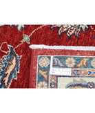 Ziegler 4'9'' X 6'7'' Hand-Knotted Wool Rug 4'9'' x 6'7'' (143 X 198) / Red / Ivory