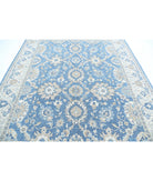 Ziegler 8'1'' X 9'9'' Hand-Knotted Wool Rug 8'1'' x 9'9'' (243 X 293) / Blue / Ivory