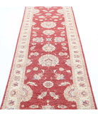 Ziegler 2'6'' X 10'0'' Hand-Knotted Wool Rug 2'6'' x 10'0'' (75 X 300) / Red / Ivory