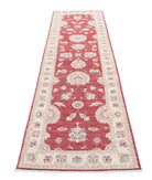 Ziegler 2'6'' X 10'0'' Hand-Knotted Wool Rug 2'6'' x 10'0'' (75 X 300) / Red / Ivory