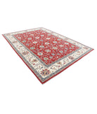 Ziegler 8'2'' X 11'0'' Hand-Knotted Wool Rug 8'2'' x 11'0'' (245 X 330) / Red / Ivory