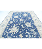 Ziegler 8'11'' X 12'6'' Hand-Knotted Wool Rug 8'11'' x 12'6'' (268 X 375) / Blue / Ivory