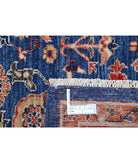 Ziegler 10'0'' X 13'2'' Hand-Knotted Wool Rug 10'0'' x 13'2'' (300 X 395) / Blue / Red