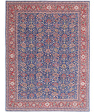 Ziegler 10'0'' X 13'2'' Hand-Knotted Wool Rug 10'0'' x 13'2'' (300 X 395) / Blue / Red