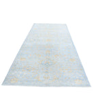 Ziegler 5'0'' X 11'9'' Hand-Knotted Wool Rug 5'0'' x 11'9'' (150 X 353) / Blue / Gold