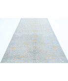 Ziegler 5'0'' X 11'9'' Hand-Knotted Wool Rug 5'0'' x 11'9'' (150 X 353) / Blue / Gold