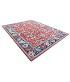 Ziegler 8'9'' X 11'5'' Hand-Knotted Wool Rug 8'9'' x 11'5'' (263 X 343) / Red / Blue