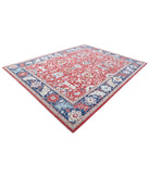 Ziegler 8'9'' X 11'5'' Hand-Knotted Wool Rug 8'9'' x 11'5'' (263 X 343) / Red / Blue