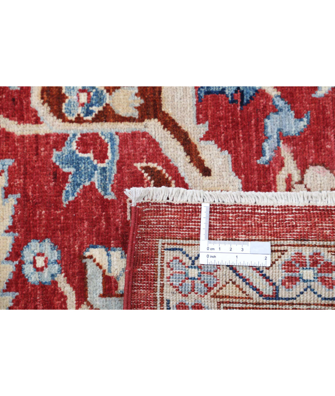 Ziegler 8'9'' X 11'5'' Hand-Knotted Wool Rug 8'9'' x 11'5'' (263 X 343) / Red / Blue