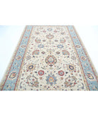 Ziegler 6'7'' X 10'1'' Hand-Knotted Wool Rug 6'7'' x 10'1'' (198 X 303) / Ivory / Blue