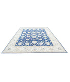 Ziegler 8'9'' X 11'10'' Hand-Knotted Wool Rug 8'9'' x 11'10'' (263 X 355) / Blue / Ivory