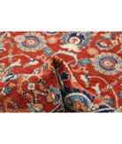 Ziegler 4'0'' X 13'6'' Hand-Knotted Wool Rug 4'0'' x 13'6'' (120 X 405) / Red / Blue