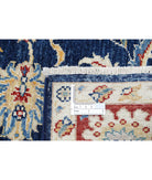 Ziegler 5'6'' X 7'6'' Hand-Knotted Wool Rug 5'6'' x 7'6'' (165 X 225) / Blue / Red