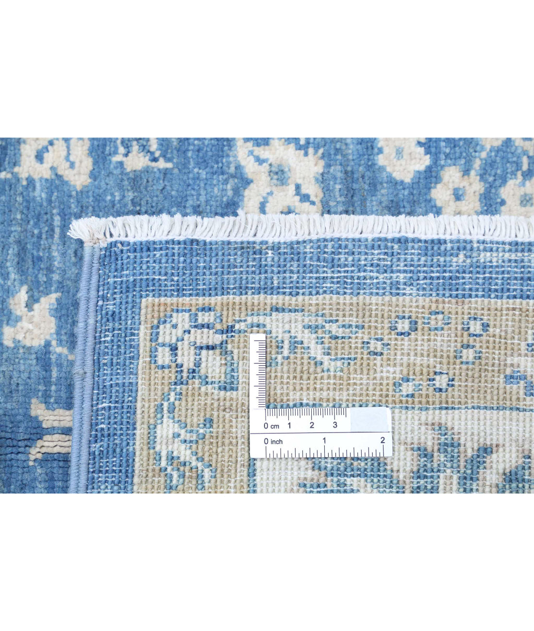 Ziegler 4'9'' X 6'4'' Hand-Knotted Wool Rug 4'9'' x 6'4'' (143 X 190) / Blue / Ivory