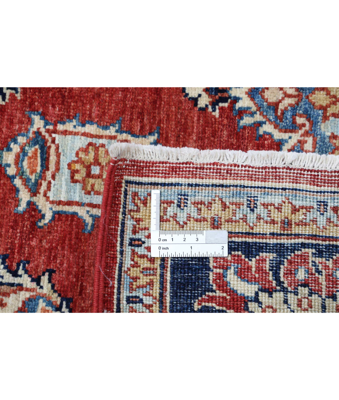 Ziegler 4'10'' X 6'5'' Hand-Knotted Wool Rug 4'10'' x 6'5'' (145 X 193) / Red / Blue