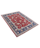 Ziegler 4'10'' X 6'5'' Hand-Knotted Wool Rug 4'10'' x 6'5'' (145 X 193) / Red / Blue