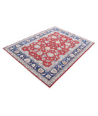 Ziegler 4'10'' X 6'5'' Hand-Knotted Wool Rug 4'10'' x 6'5'' (145 X 193) / Red / Blue