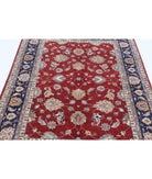 Ziegler 4'10'' X 6'5'' Hand-Knotted Wool Rug 4'10'' x 6'5'' (145 X 193) / Red / Blue