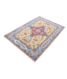 Ziegler 4'0'' X 5'10'' Hand-Knotted Wool Rug 4'0'' x 5'10'' (120 X 175) / Gold / Blue