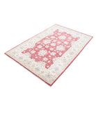 Ziegler 3'10'' X 5'9'' Hand-Knotted Wool Rug 3'10'' x 5'9'' (115 X 173) / Red / Ivory