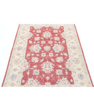 Ziegler 3'10'' X 5'9'' Hand-Knotted Wool Rug 3'10'' x 5'9'' (115 X 173) / Red / Ivory