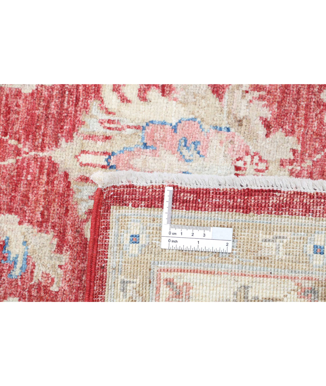 Ziegler 3'10'' X 5'9'' Hand-Knotted Wool Rug 3'10'' x 5'9'' (115 X 173) / Red / Ivory