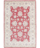 Ziegler 3'10'' X 5'9'' Hand-Knotted Wool Rug 3'10'' x 5'9'' (115 X 173) / Red / Ivory