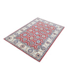 Ziegler 3'10'' X 5'9'' Hand-Knotted Wool Rug 3'10'' x 5'9'' (115 X 173) / Red / Ivory