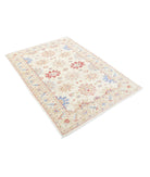Ziegler 4'2'' X 5'8'' Hand-Knotted Wool Rug 4'2'' x 5'8'' (125 X 170) / Ivory / Taupe