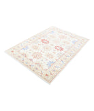 Ziegler 4'2'' X 5'8'' Hand-Knotted Wool Rug 4'2'' x 5'8'' (125 X 170) / Ivory / Taupe