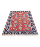 Ziegler 3'9'' X 5'9'' Hand-Knotted Wool Rug 3'9'' x 5'9'' (113 X 173) / Red / Blue